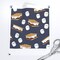 Marshmallows Adventure Blue Food Camping Custom Printed Fabric by Spoonflower Various Fabrics by the Yard or Fat Quarter